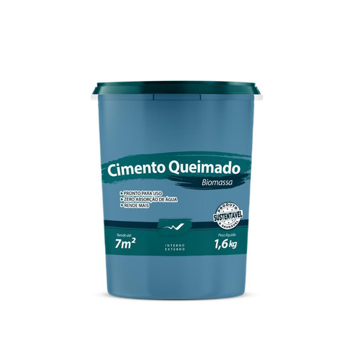 Cimento Queimado Perolizado Fendi - 1,6Kg - Cimento Queimado Perolizado