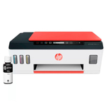 Multifuncional hp Smart Tank 514 + Garrafa de tinta original Preto hp GT53