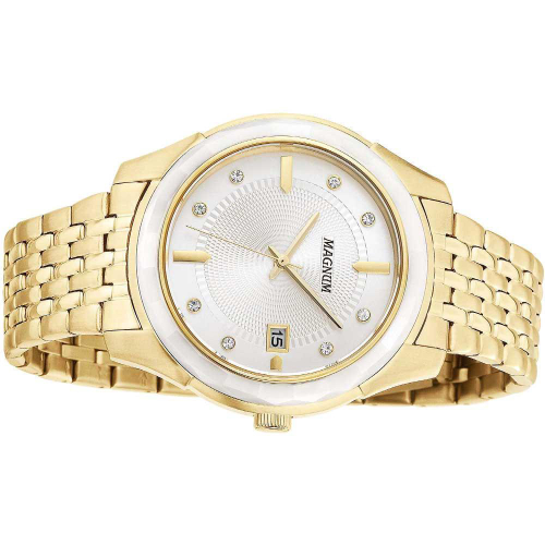 Relógio Magnum Feminino MG27453A Prata/ Dourado