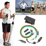 Kit Com 5 Elástico Para Ginástica Exercícios De Resistência