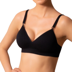 Sutiã com Bojo Sem Costura Adulto Feminino Excelente Ajuste Selene Menor preço em Sutiã com Bojo Sem Costura Adulto Feminino Excelente Ajuste Selene