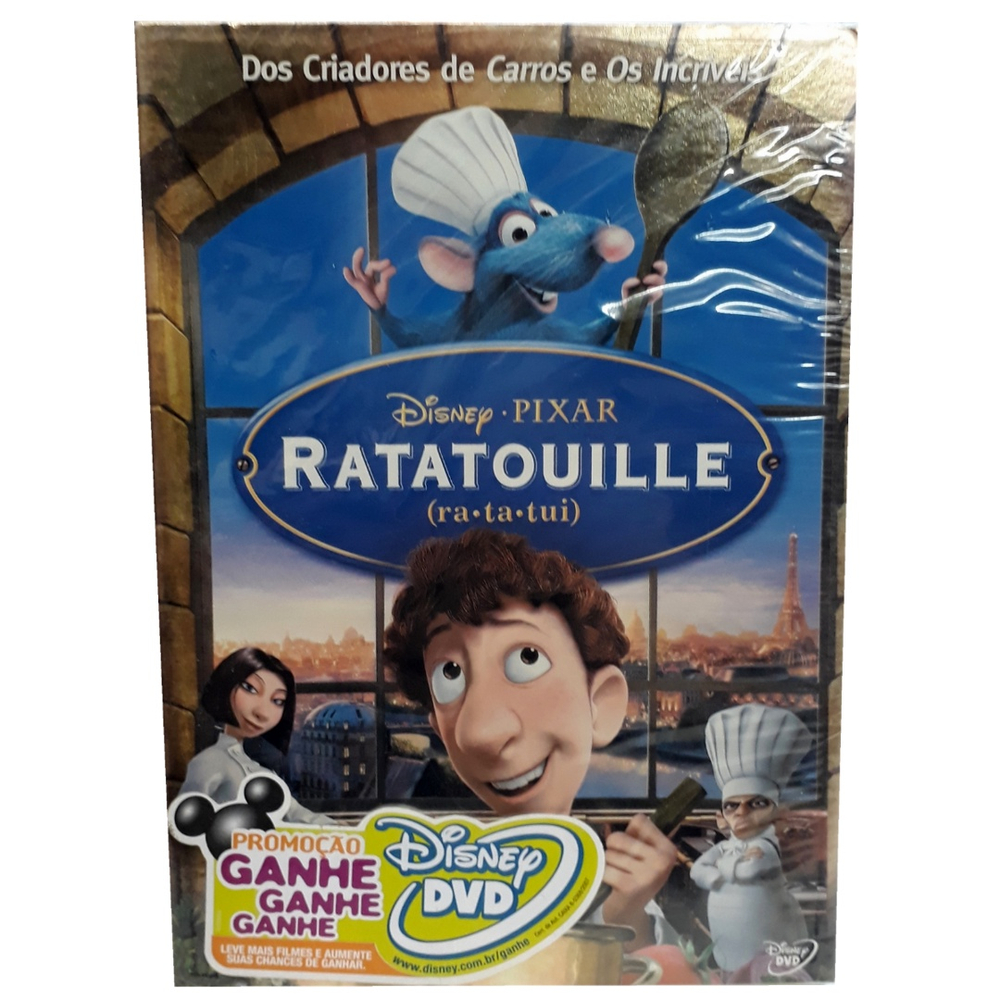 Dvd Ratatouille Disney Pixar Com Luva Submarino