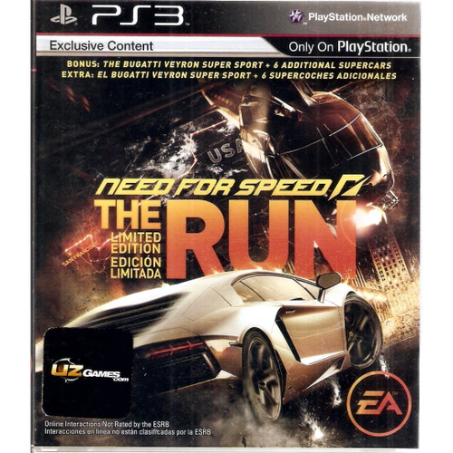 Need For Speed The Run - Xbox 360