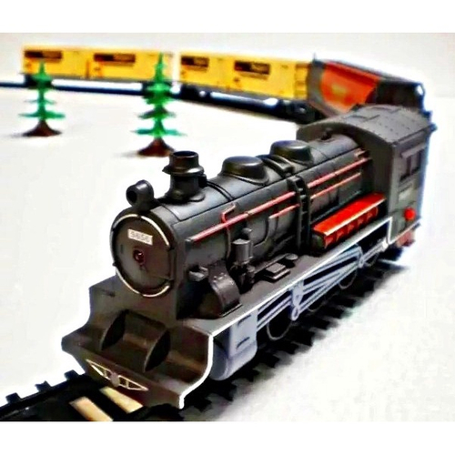 Trem Locomotiva Rei dos Trilhos - 19 peças - Amendoim Brinquedos