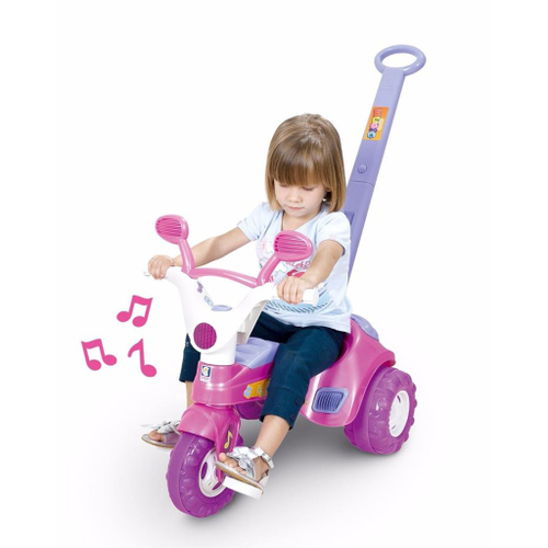 Motoca Infantil Triciclo Ticotico Menina Menino C/empurrador em Promoção na  Americanas