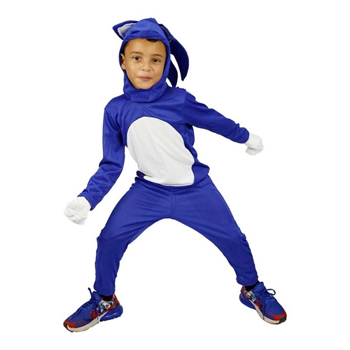 Conjunto Infantil Persnagem Sonic Exclusivo Roupa Fantasia