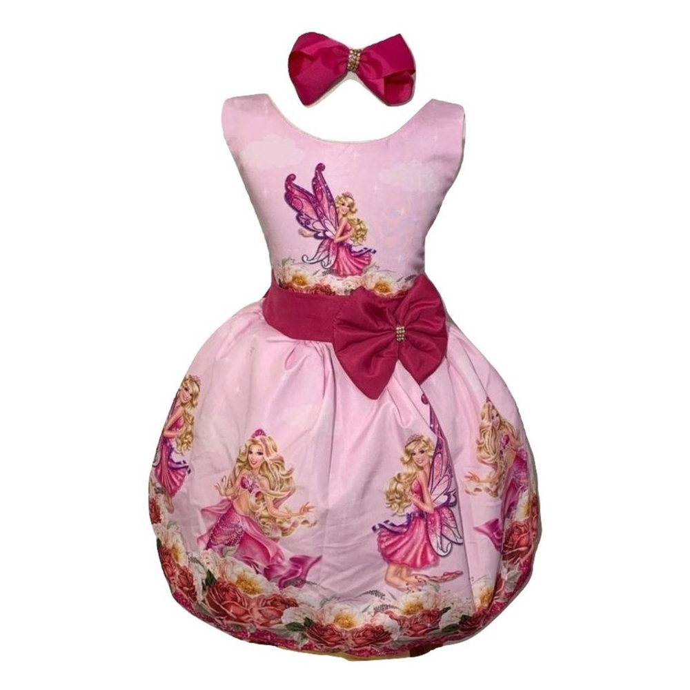 Vestido Barbie Sereia