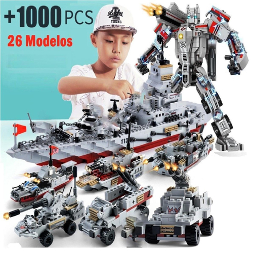 Kit Multiblocos - 1000 Peças - Pecinhas Para Montar - Lego em Promoção na  Americanas