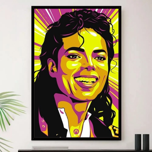 Quadro Michael Jackson rei do pop - Quadros Mais,Sua loja de