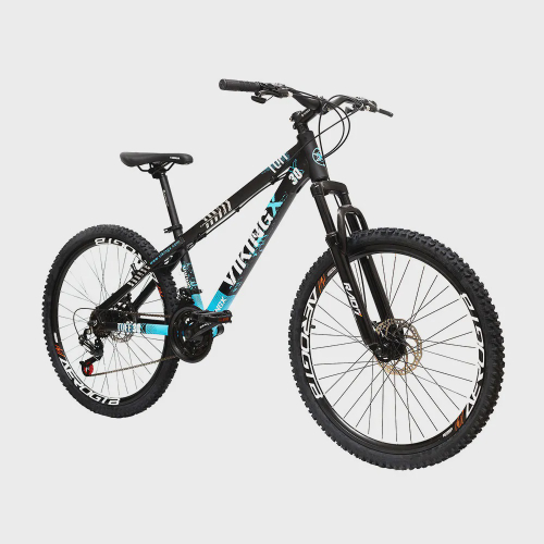 Bike bicicleta aro 26 freeride viking, bike dirt, downhill, wheeling,  urbano, grau, rl, 21 marchas na Americanas Empresas