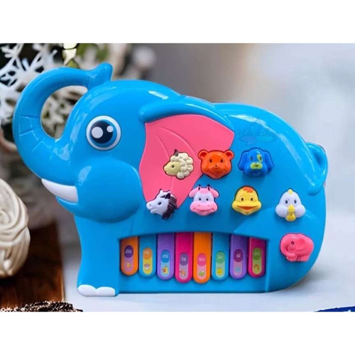 Teclado Piano Musical Fazendinha Animal Infantil Baby Com Luz