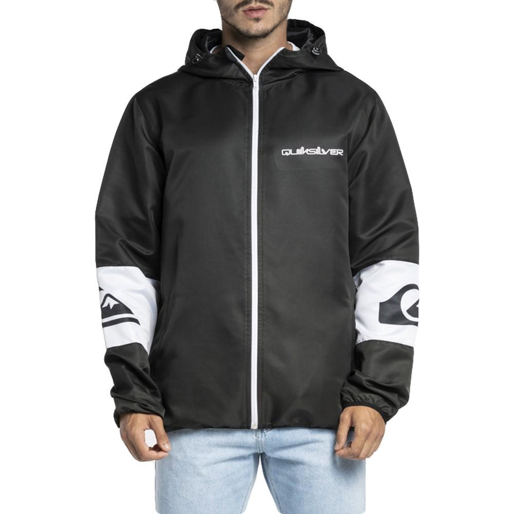 Jaqueta de couro quiksilver top