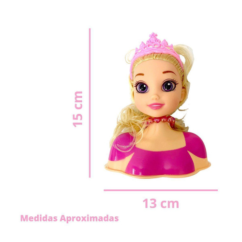 Boneca Busto Pentear Maquiar Super Camarim Br1502multikids no Shoptime