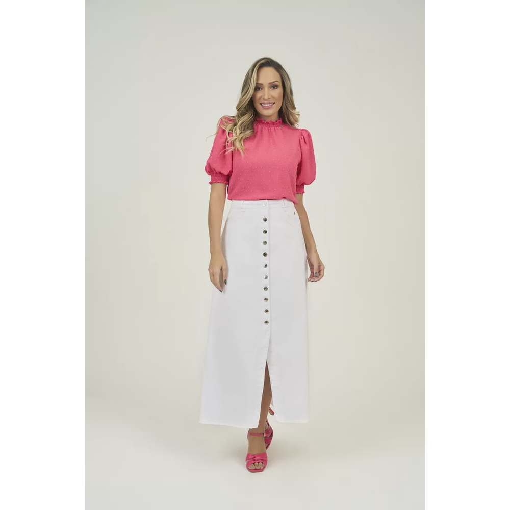 Saia longa jeans via tolentino cheap