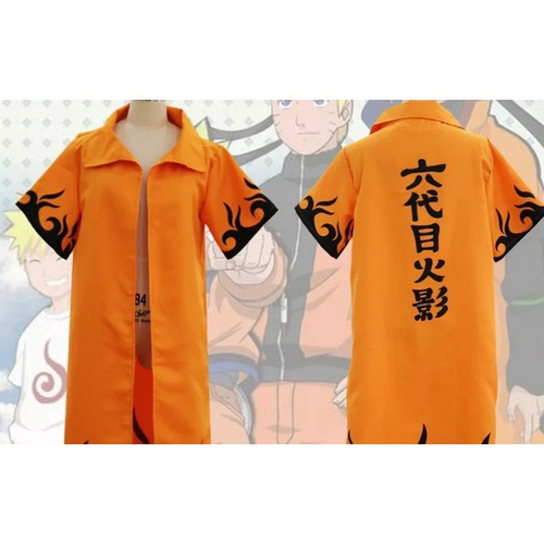 Anime Naruto Manto Manto Unissex Quarto Hokage Naruto Manto Cosplay 7º  Hokage Novo