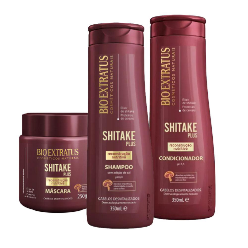 Bio Extratus Shitake Shampoo + Condicionador + Mascara Grand