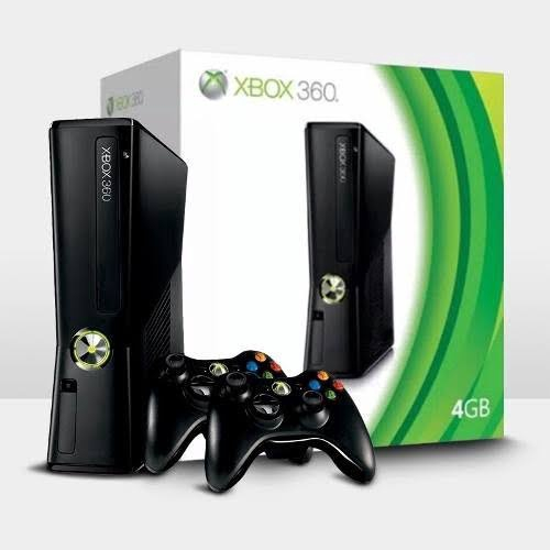 Xbox 360 Desbloqueado (lt 3.0) + 3 Controles E 14 Jogos - Escorrega o Preço