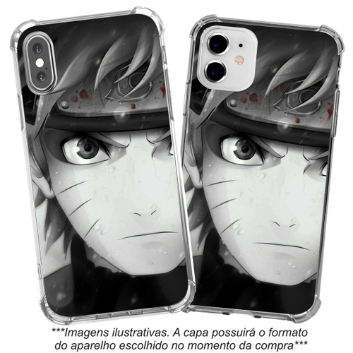 Capinha para celular Samsung Galaxy A10s Naruto - Nuvens Akatsuki