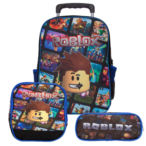 Mochila Infantil Rodinhas Menino Jogo Roblox Passeio Toys 2U no Shoptime