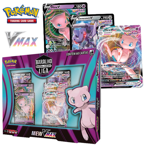 Jogo de Cartas Pokémon TCG Batalha de Liga Mew V Max