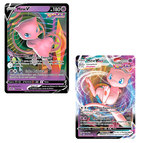 Pokémon Coleção Box de Batalha Mew VMax Batalha de Liga tcg em Promoção na  Americanas