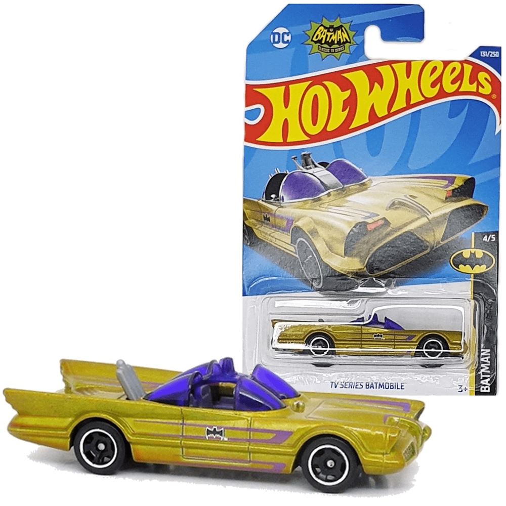 Carrinho Hot Wheels Batmóvel Dourado Batman