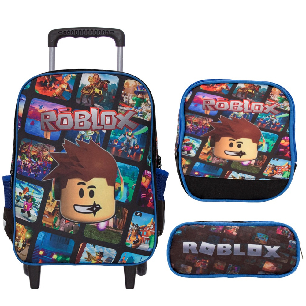 Mochila Escolar Bolsa Jogo Roblox Sandbox Multiplataforma no Shoptime