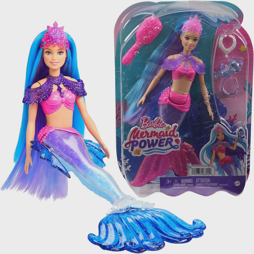 Boneca Barbie Mermaid Power Azul