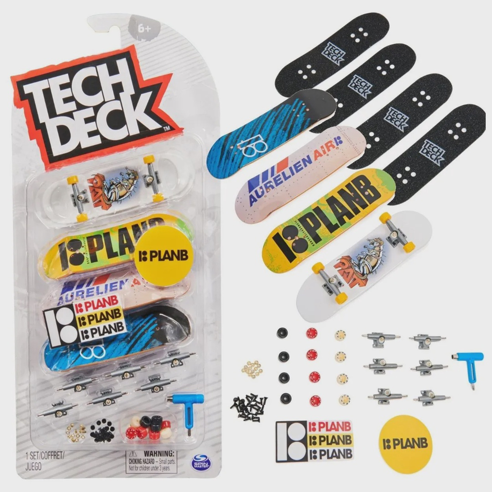 Kit Tech Deck Skate De Dedo Com 4 - Sunny no Shoptime