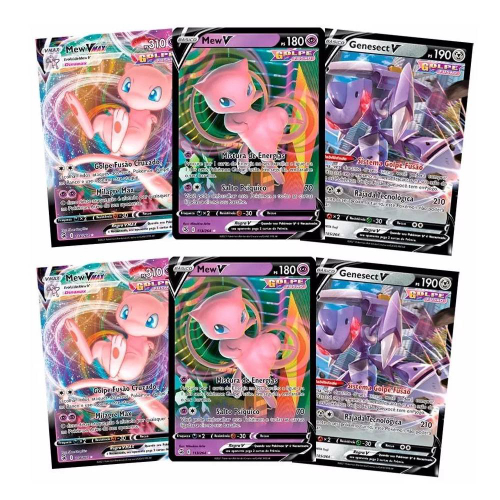 Baralho Batalha de Liga Pokémon Mew VMAX TCG Copag : :  Brinquedos e Jogos