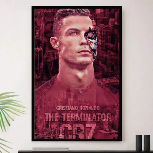 Quadro Cristiano Ronaldo O Pai É Brabo - PlacasFUT