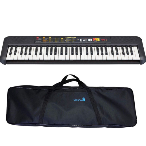 Kit Teclado Yamaha PSR-SX600 Suporte Saty 2010 e Bag Multisom