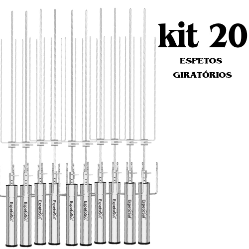 Garra Curta Inox Do Espeto Giratório A Pilha Espetosul 979124