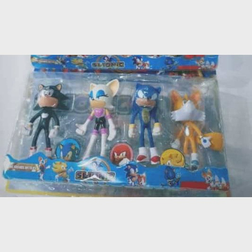 Bonecos Sonic Kit 4 personagens no Shoptime