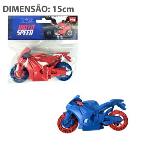 Moto Eletrica Infantil Xplast Speed Chopper 6V Branca Vermelha