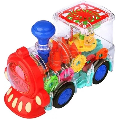 Trem Grande Locomotiva Luz E Som - DM TOYS DMT5374 - Noy Brinquedos