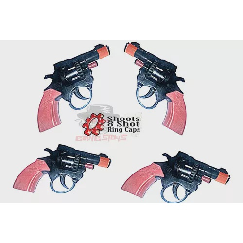 Kit 3 Arma De Espoleta Arminha Brinquedo Revolver Espoleta