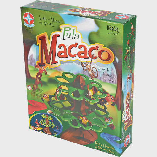 Jogo Pula Macaco - Estrela - Colorido