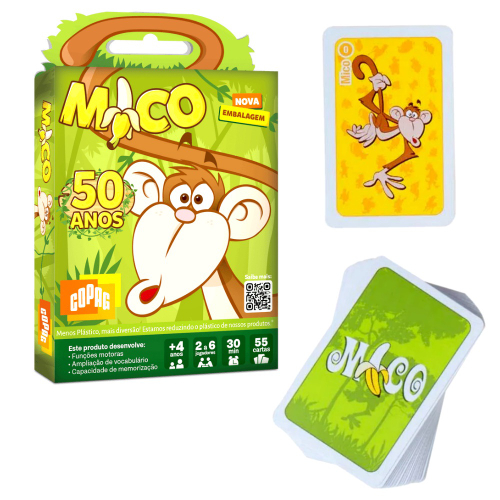 Mico Macaco Jogo de Cartas Oficial Copag Brinquedo - Adrenaland