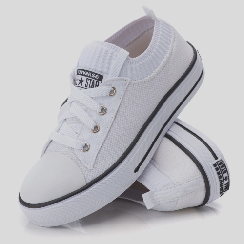 Tênis Cano Curto All Star Feminino Branco Sintético - Tênis All Star -  Tribo Shoes