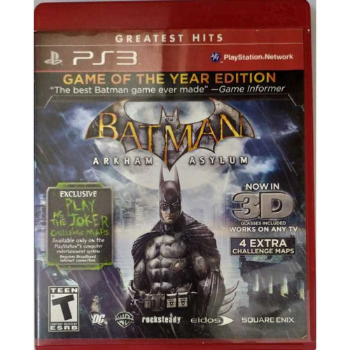 Batman: arkham asylum game of the year edition - xbox 360 em Promoção na  Americanas