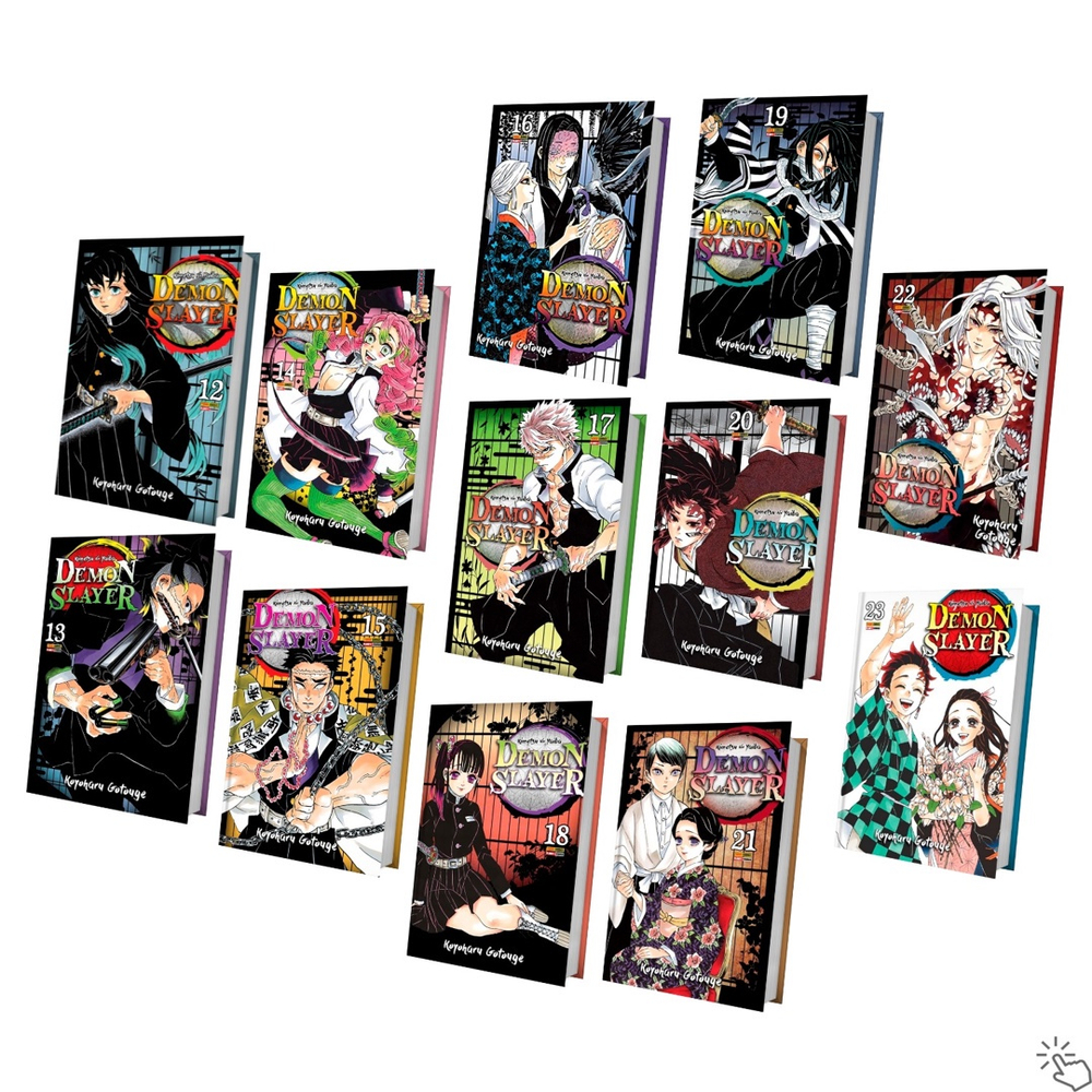 Demon Slayer Kimetsu No Yaiba Vol. 12 Ao 23 - Kit A Partir Da 3° Temporada