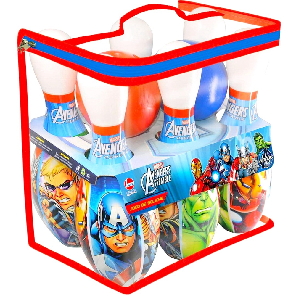 Jogo De Botão Avengers Os Vingadores Marvel Infantil +3 Anos Líder  Brinquedos - 2400