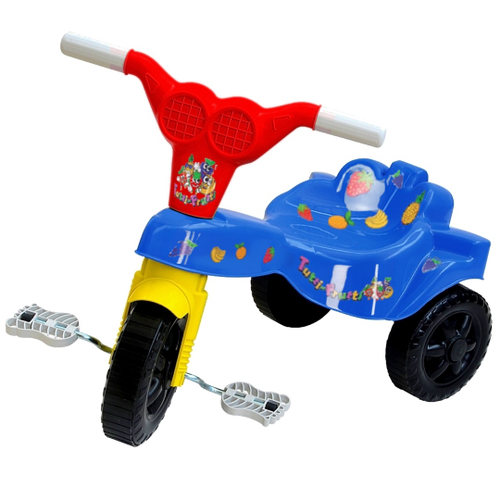 Triciclo Tico Tico Bichos Motoca Infantil Velotrol Menino Azul