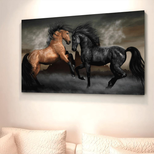 Decoração Peças De Xadrez Preto Cavalo Escultura Grande Está no Shoptime