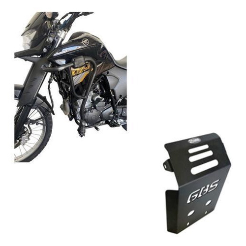 Protetor Carenagem Motor Xtz Crosser 150 2023 + Par De Led BLACK FRIDAY