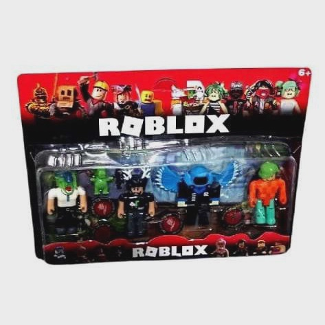 Kit roblox 4 personagens mais acessorios. no Shoptime