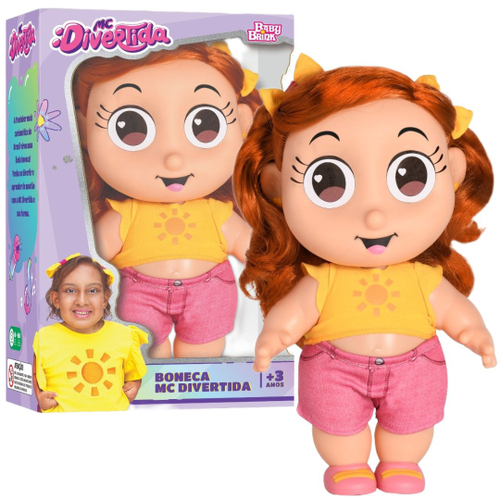 Nova Boneca Mc Divertida r Maria Clara 28Cm Original em Promoção na  Americanas