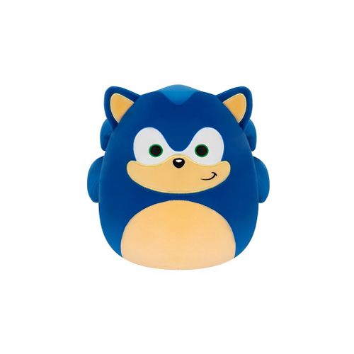 Boneco Pelúcia Sonic Azul Antialérgico + Camiseta Infantil