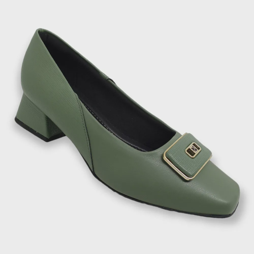 Sapato best sale salto verde